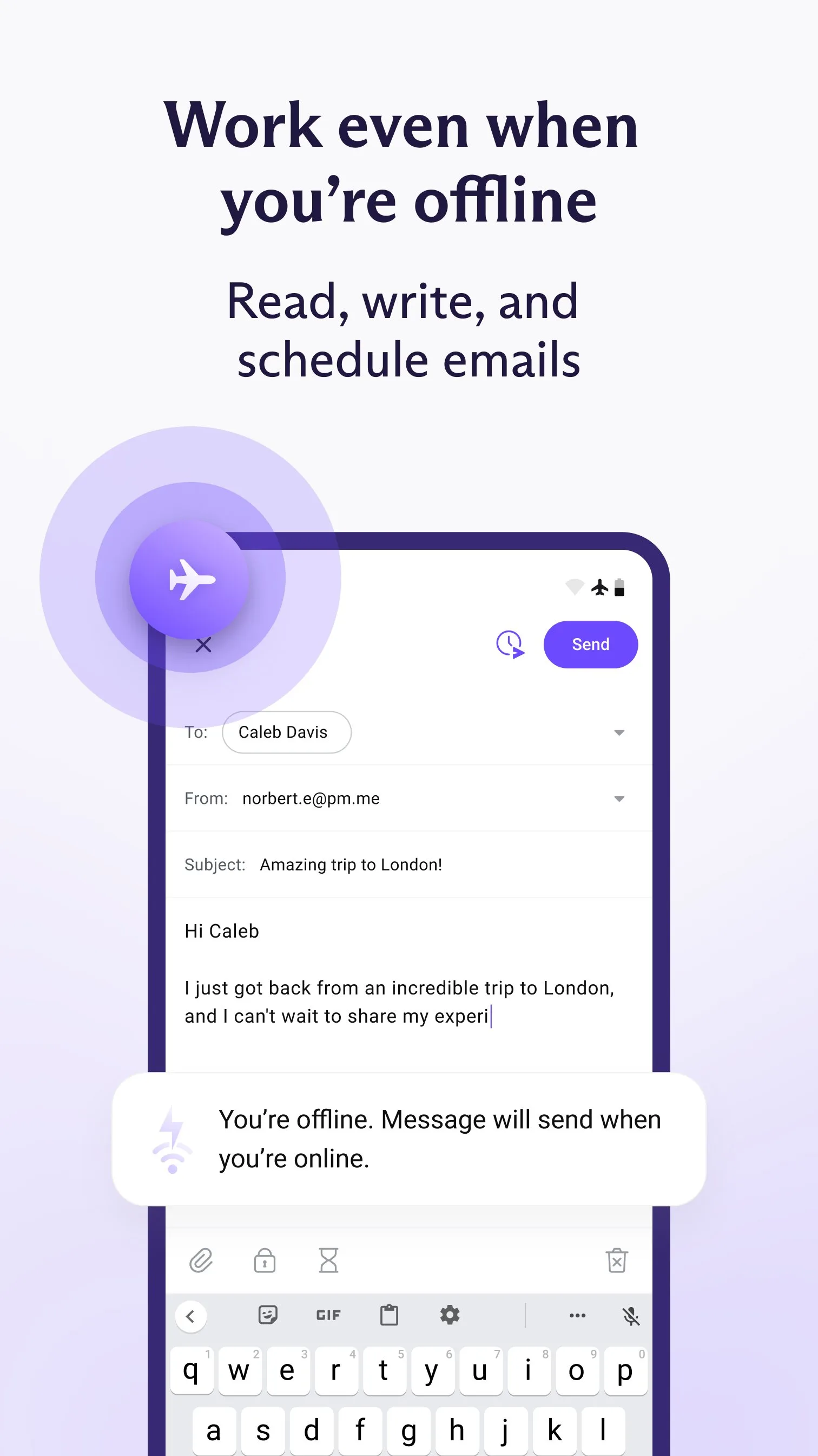 Proton Mail: Encrypted Email screenshot