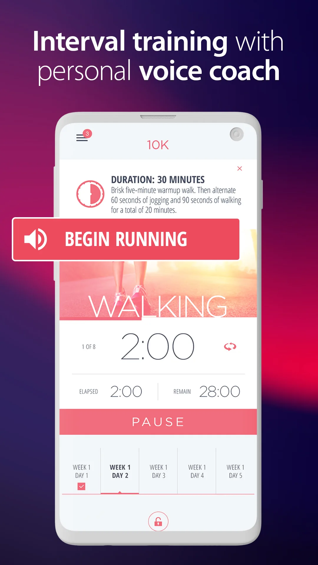 C25K® Couch to 5K: Run Trainer screenshot