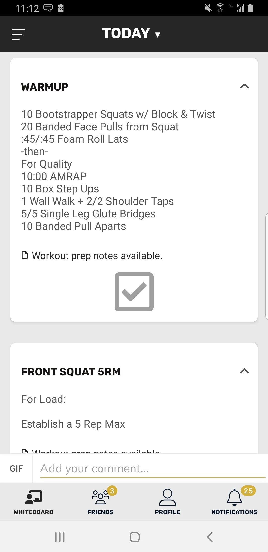 PRVN - A Fitness App screenshot