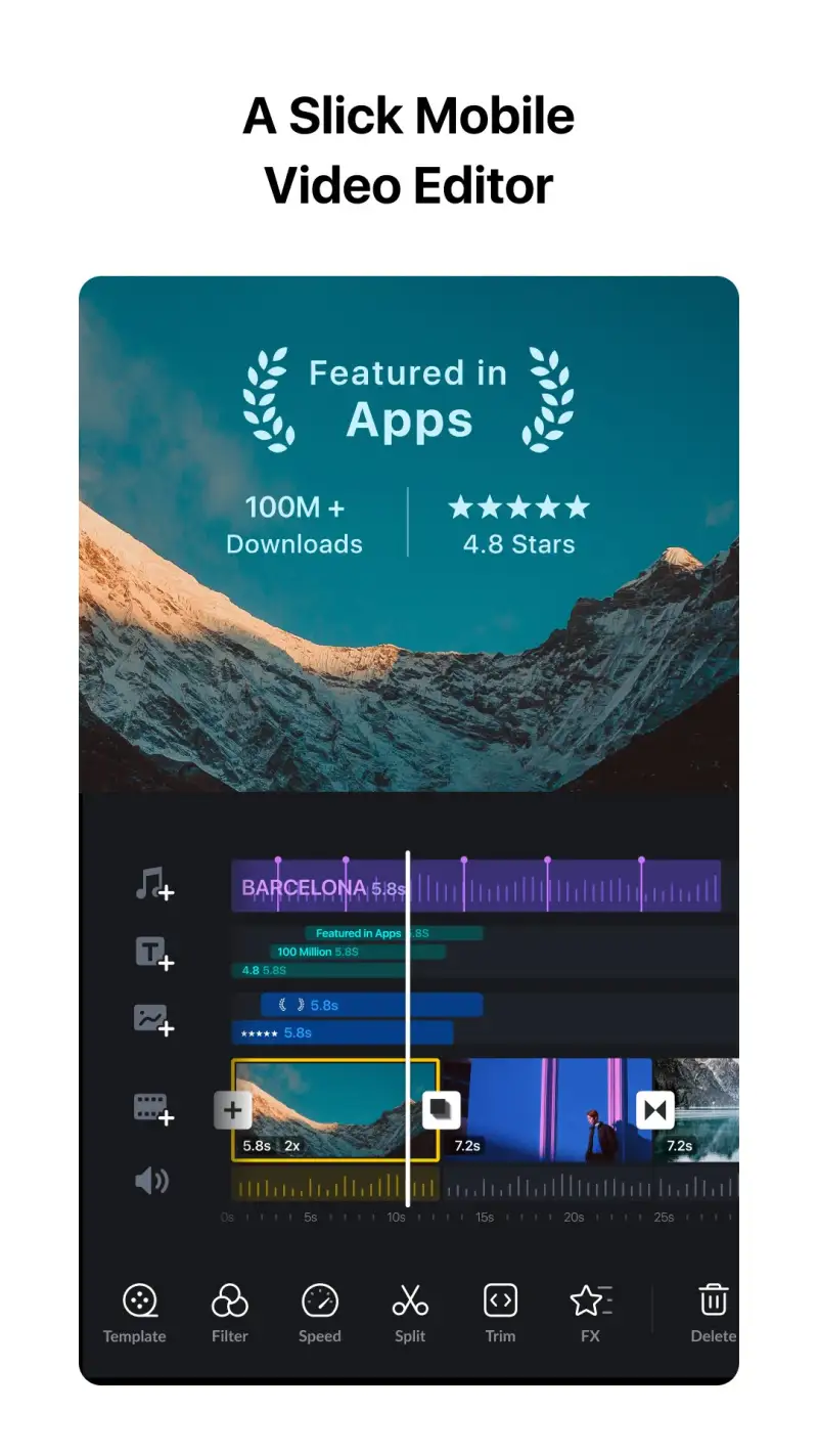 VN - AI Video Editor screenshot