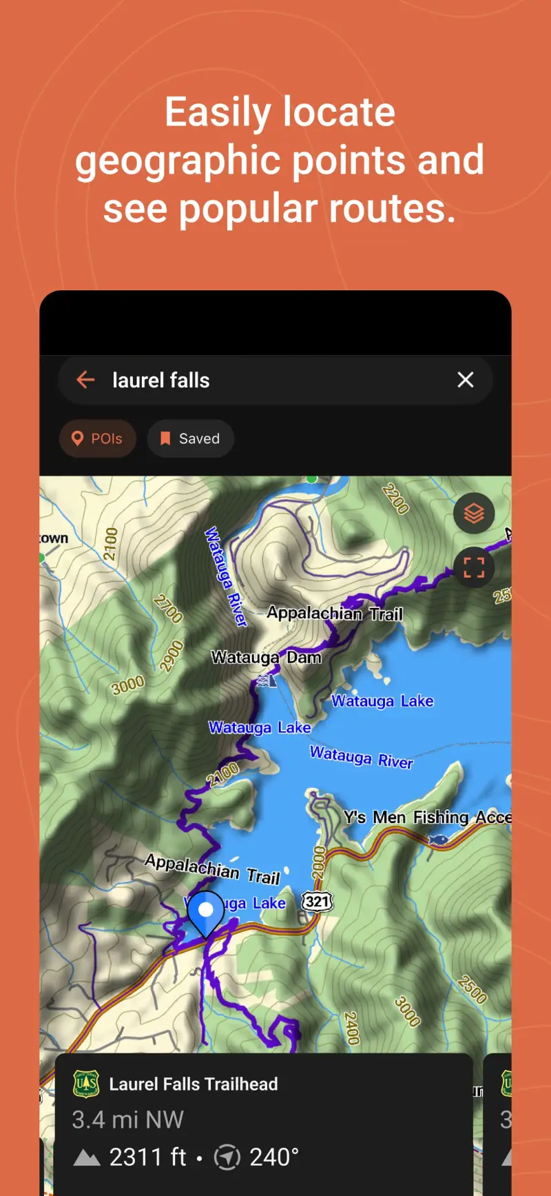 Garmin Explore™ screenshot