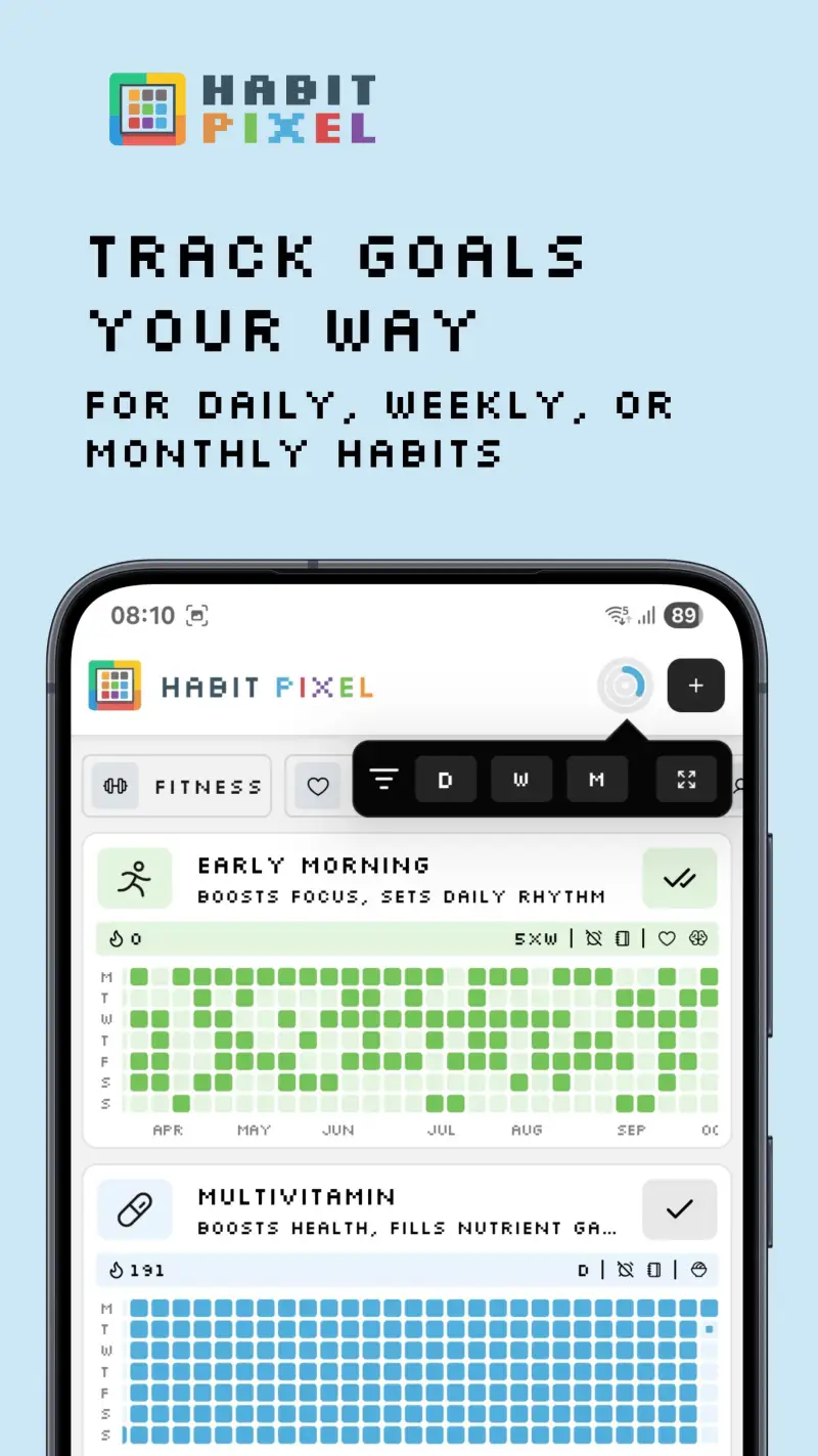 Habit Pixel: Streak Tracker screenshot