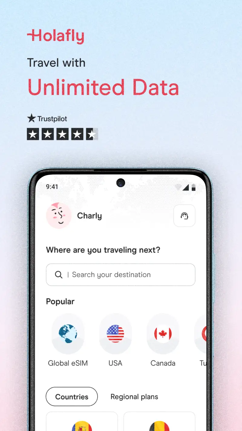Holafly eSIM: Unlimited Data screenshot