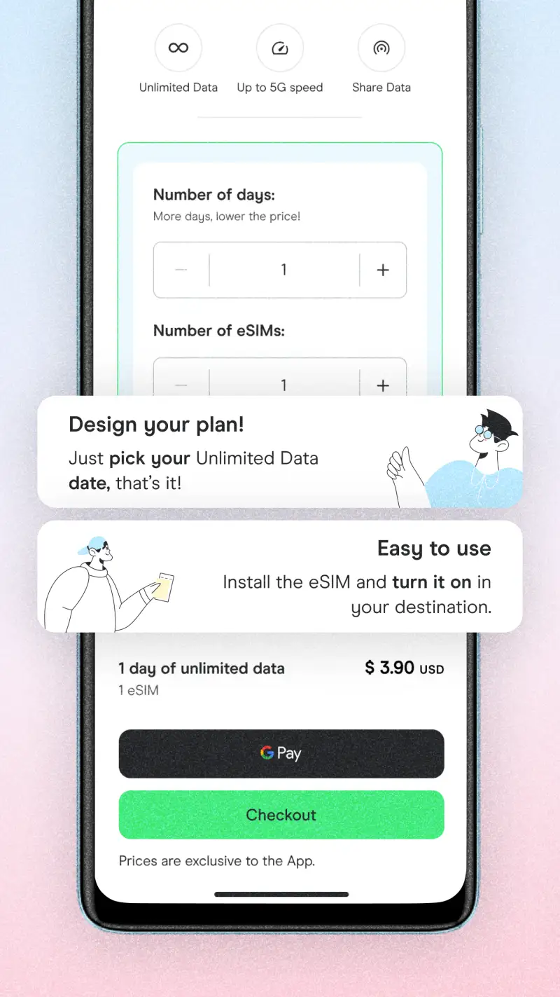 Holafly eSIM: Unlimited Data screenshot