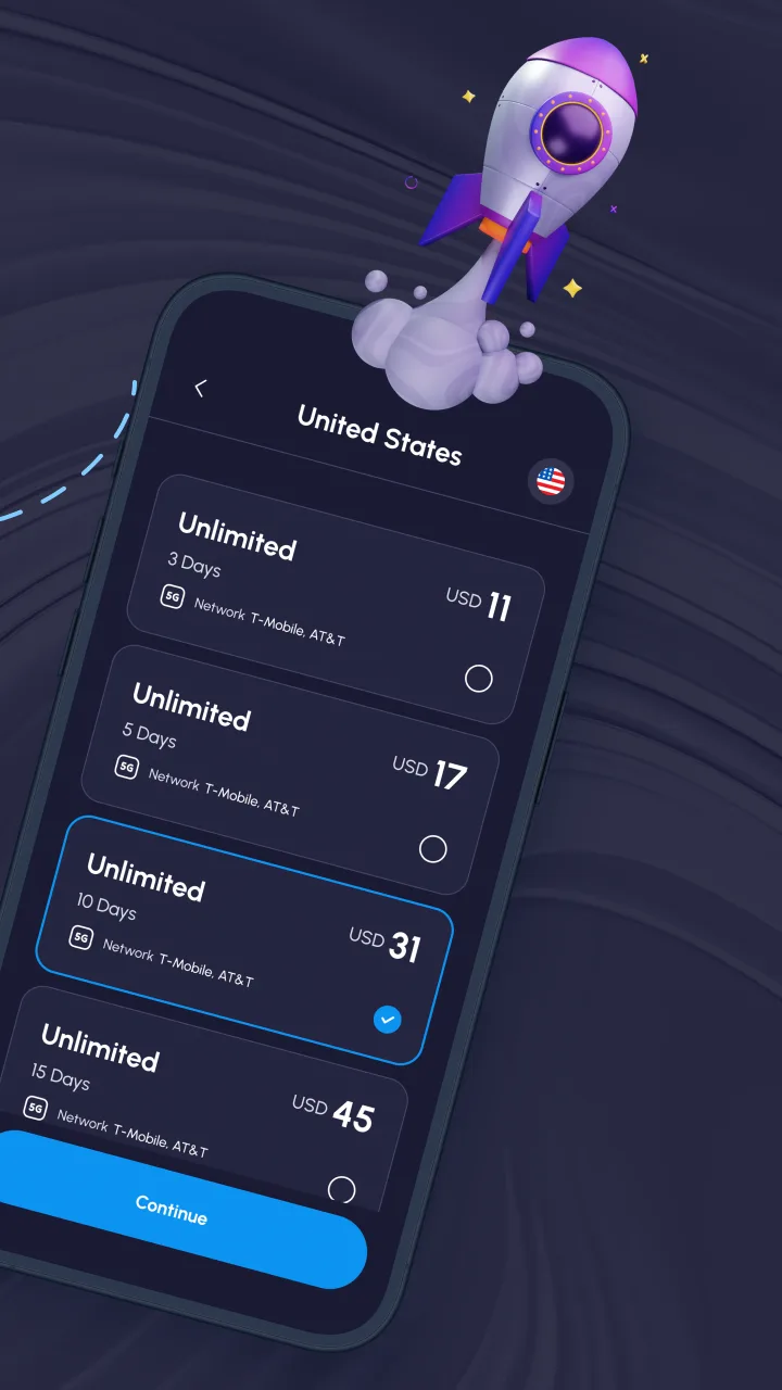 Nomad eSIM: Prepaid Data Plan screenshot