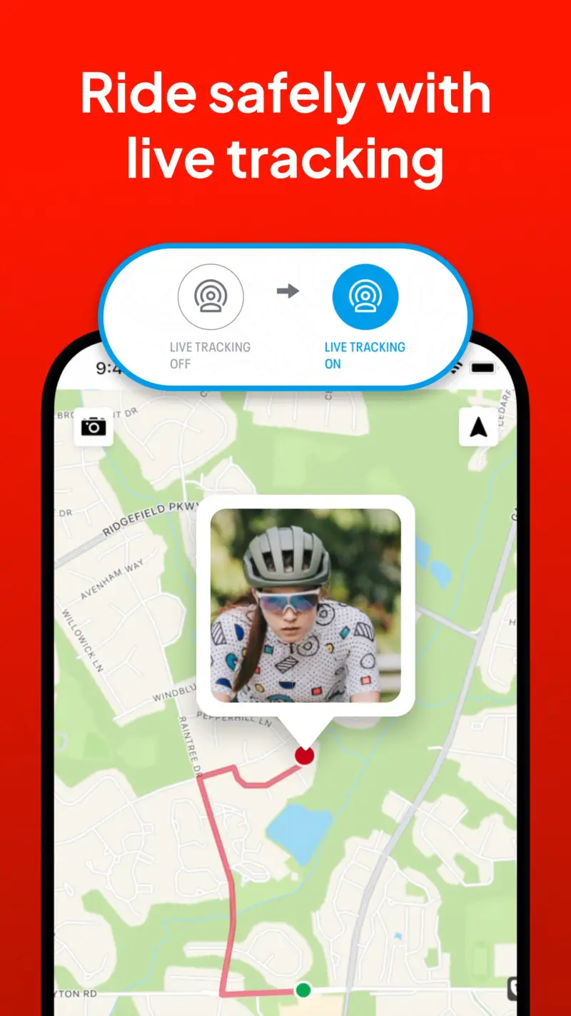 Map My Ride With GPS Tracker screenshot