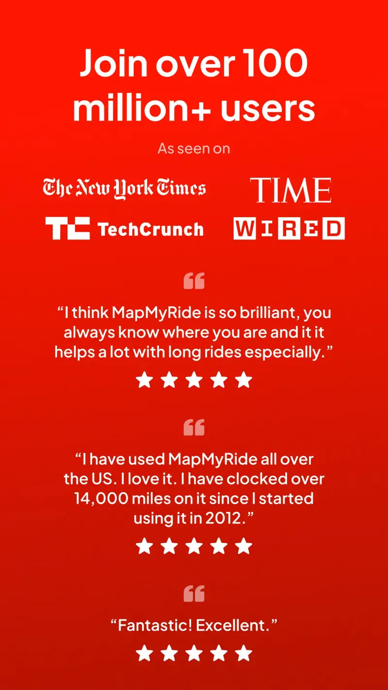 Map My Ride With GPS Tracker screenshot