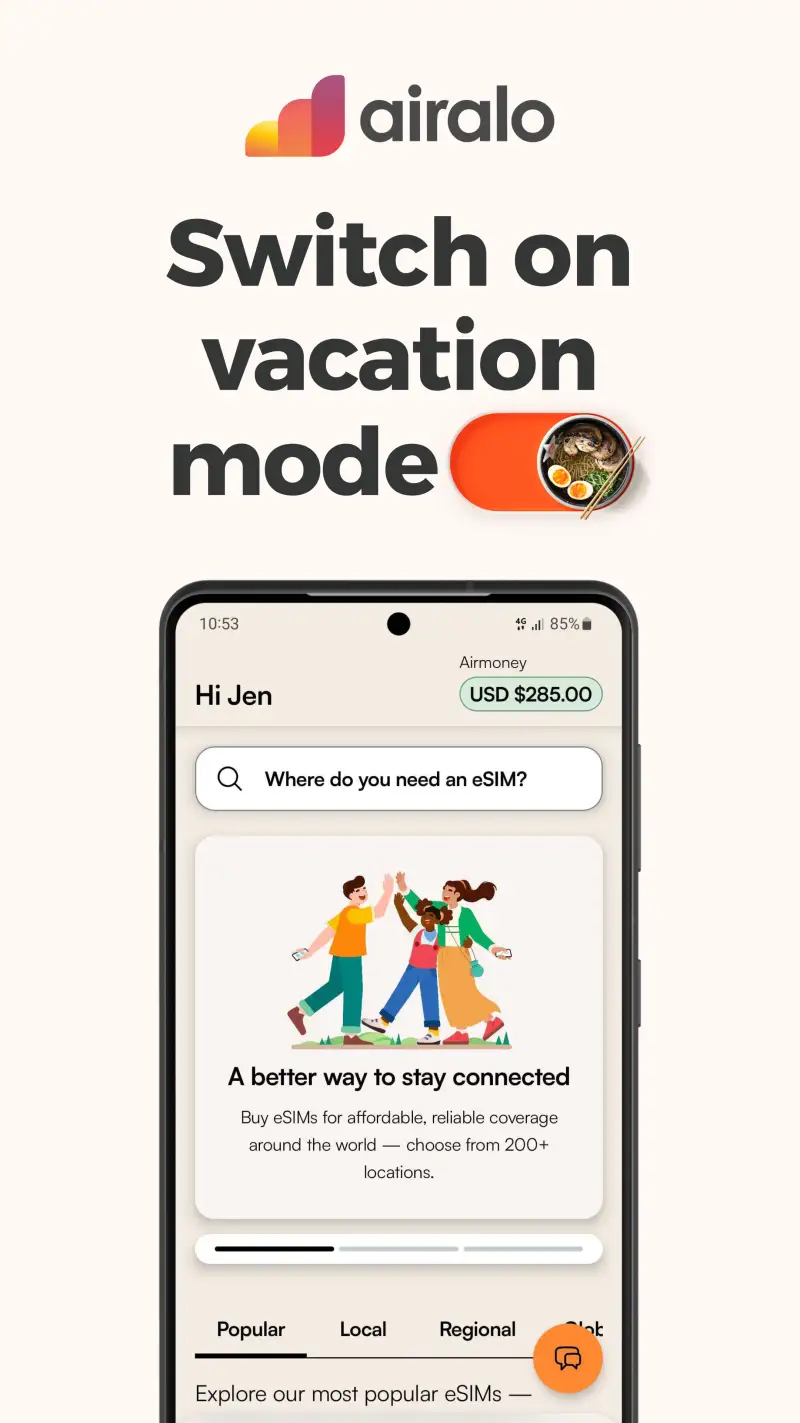 Airalo: eSIM Travel & Internet screenshot