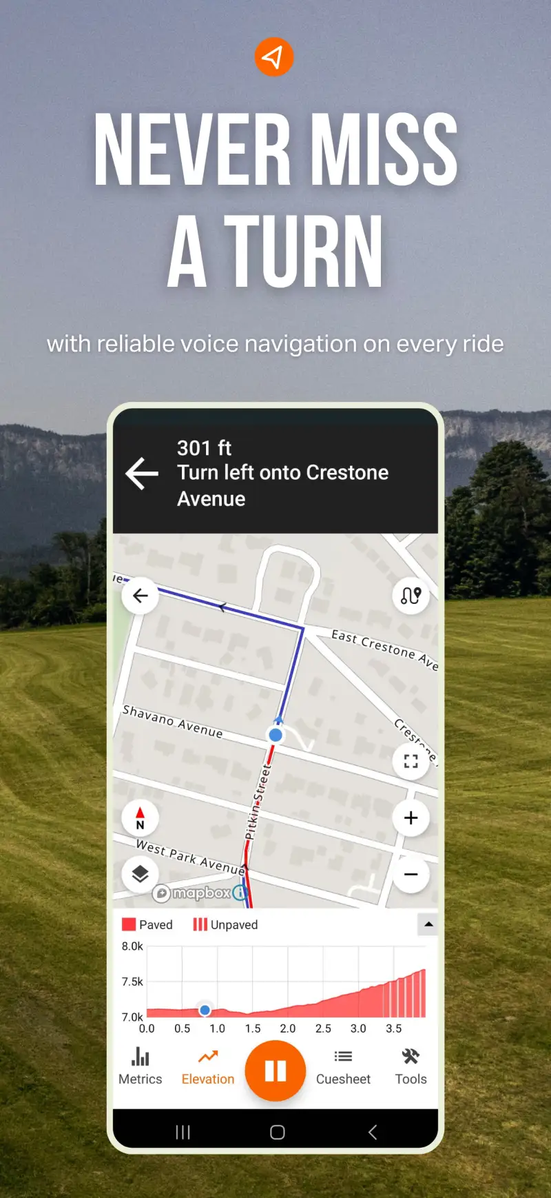 Ride with GPS: Bike Navigation screenshot