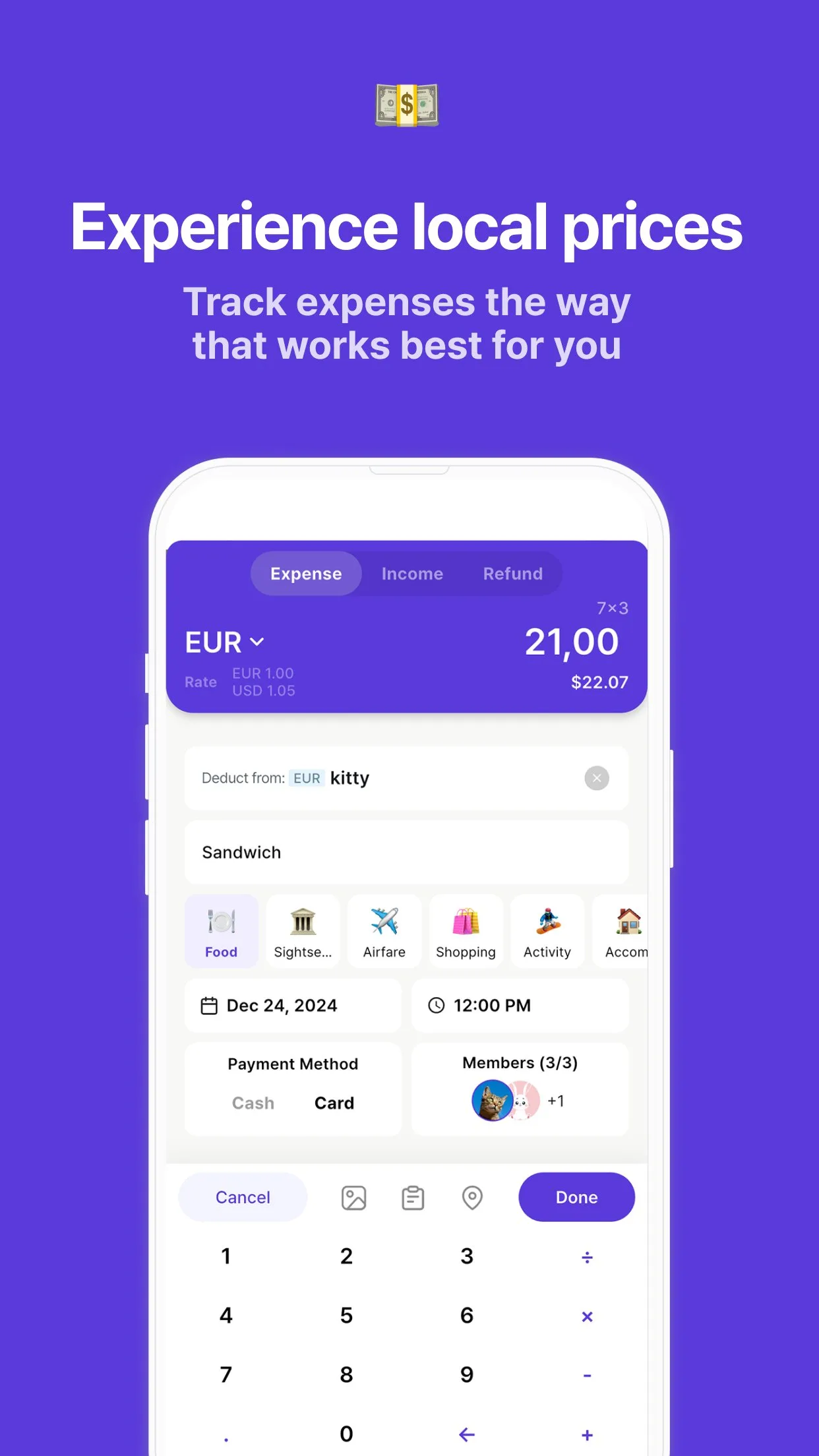 Trabee Pocket : Travel Expense screenshot