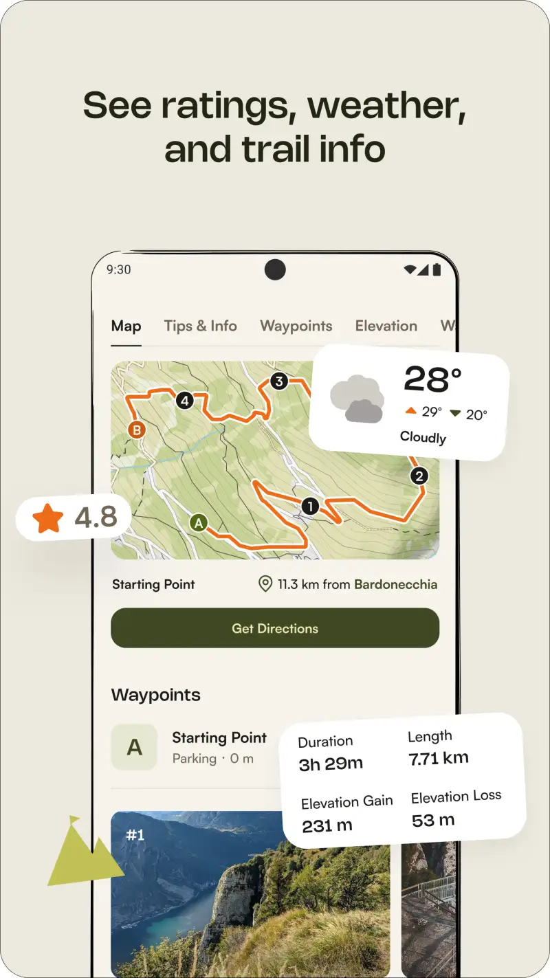 komoot - hike, bike & run screenshot